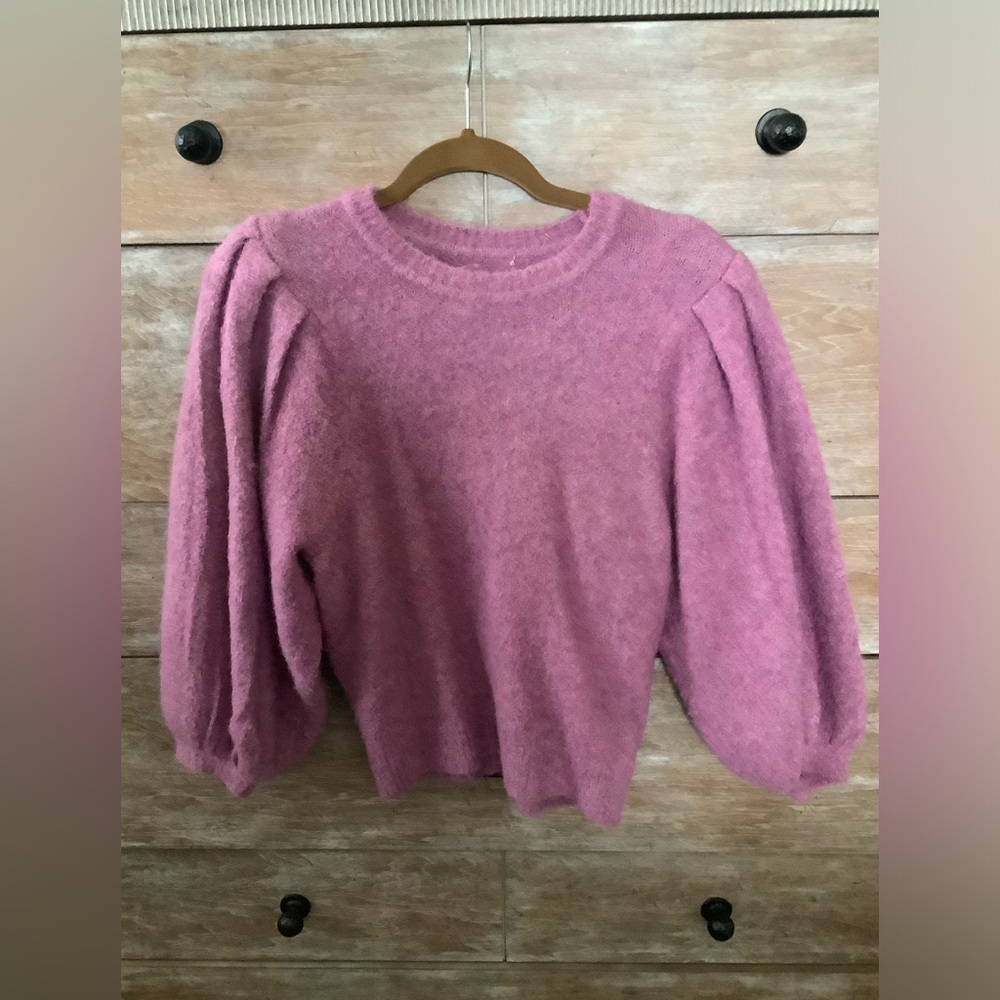 Lush puffy sleeve sweater